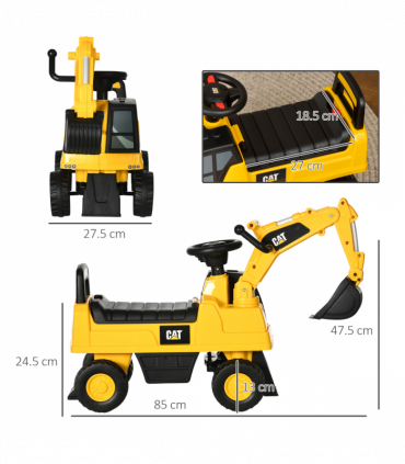 Kids Construction Ride-On Digger