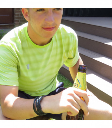 Mens Leather Wrap Bracelet