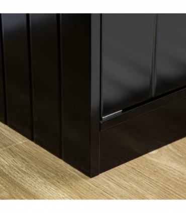 Raised Dog Bowls for Large Dogs Feeding Station Stand, Storage -  Pawhut