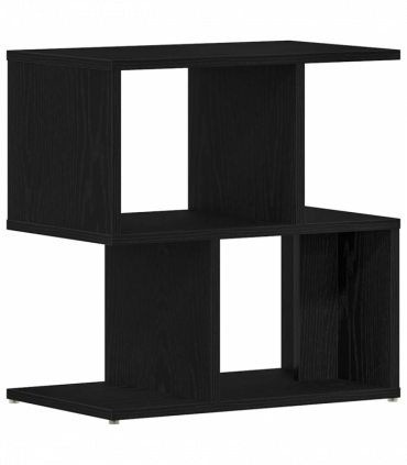 vidaXL Bedside Cabinet Black Oak 50x30x51,5 cm Engineered Wood