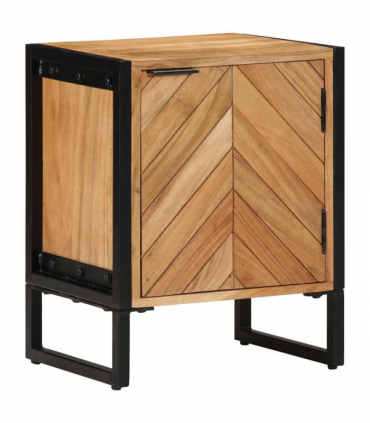 vidaXL Bedside Cabinet Brown 40 x 30 x 50 cm Solid Acacia wood