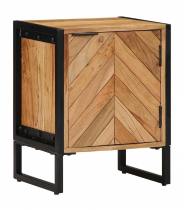 vidaXL Bedside Cabinet Brown 40 x 30 x 50 cm Solid Acacia wood