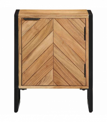 vidaXL Bedside Cabinet Brown 40 x 30 x 50 cm Solid Acacia wood