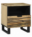 vidaXL Bedside Cabinet Brown 40 x 33 x 46 cm Solid mango wood