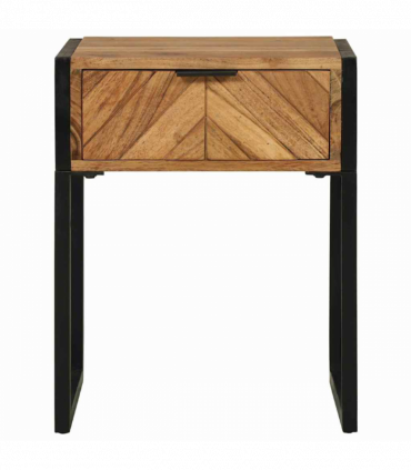 vidaXL Bedside Cabinet Brown 40 x 35 x 50 cm Solid Acacia wood