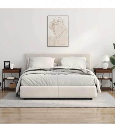 vidaXL Bedside Cabinet Brown oak 41 x 31 x 51 cm Engineered wood