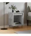 vidaXL Bedside Cabinet Concrete Grey 40x35x50 cm Engineered Wood