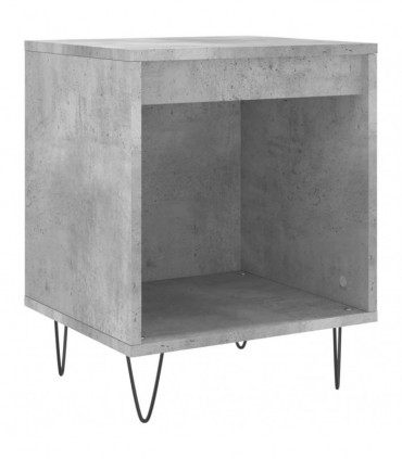 vidaXL Bedside Cabinet Concrete Grey 40x35x50 cm Engineered Wood