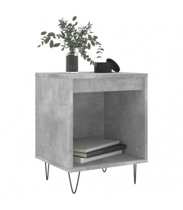 vidaXL Bedside Cabinet Concrete Grey 40x35x50 cm Engineered Wood