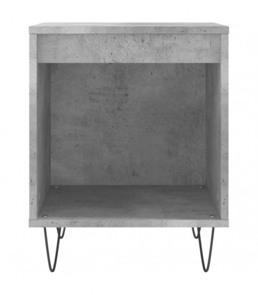 vidaXL Bedside Cabinet Concrete Grey 40x35x50 cm Engineered Wood