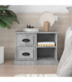 vidaXL Bedside Cabinet Concrete Grey 60x35.5x45 cm