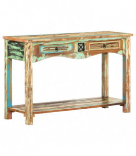 vidaXL Console Table 120x40x75 cm Solid Reclaimed Wood