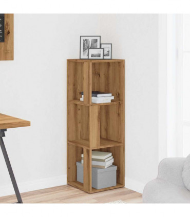 vidaXL Corner Cabinet Artisan Oak 33x33x100 cm Engineered Wood