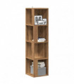 vidaXL Corner Cabinet Artisan Oak 33x33x132 cm Engineered Wood