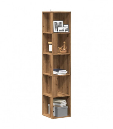 vidaXL Corner Cabinet Artisan Oak 33x33x165 cm Engineered Wood