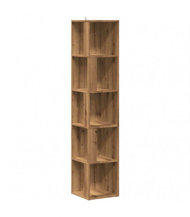 vidaXL Corner Cabinet Artisan Oak 33x33x165 cm Engineered Wood
