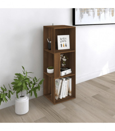 vidaXL Corner Cabinet Brown Oak 33x33x100 cm Engineered Wood