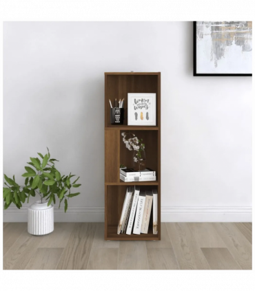 vidaXL Corner Cabinet Brown Oak 33x33x100 cm Engineered Wood