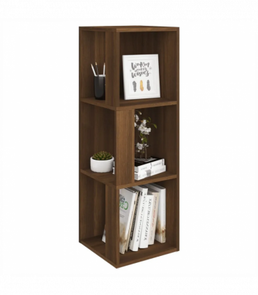 vidaXL Corner Cabinet Brown Oak 33x33x100 cm Engineered Wood