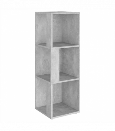 vidaXL Corner Cabinet Concrete Grey 33x33x100 cm Engineered Wood