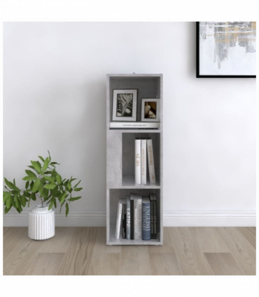 vidaXL Corner Cabinet Concrete Grey 33x33x100 cm Engineered Wood