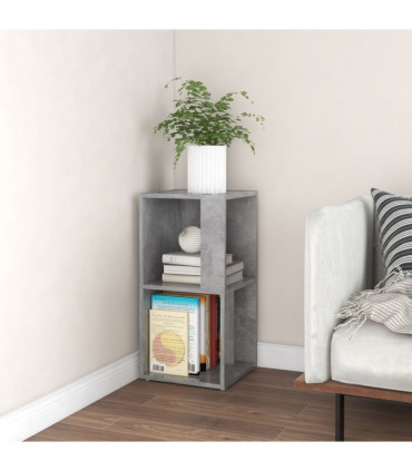 vidaXL Corner Cabinet Concrete Grey 33x33x67 cm Engineered Wood