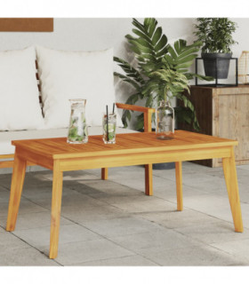 vidaXL Garden Dining Table 100x55x45 cm Solid Wood Acacia