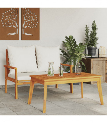 vidaXL Garden Dining Table 100x55x45 cm Solid Wood Acacia
