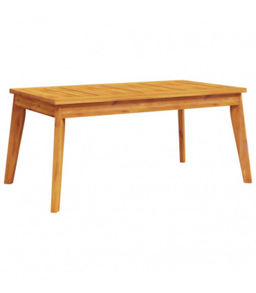 vidaXL Garden Dining Table 100x55x45 cm Solid Wood Acacia