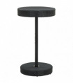 vidaXL Garden Table Black 60.5x106 cm Poly Rattan