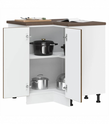 vidaXL Kitchen Corner Base Cabinet Porto Brown Oak Engineered Wood