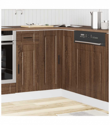 vidaXL Kitchen Corner Base Cabinet Porto Brown Oak Engineered Wood