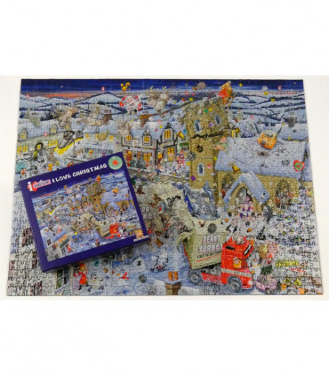 Mike Jupp I Love Christmas 1000 Piece Jigsaw Puzzle