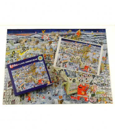 Mike Jupp I Love Christmas 1000 Piece Jigsaw Puzzle