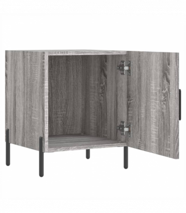 vidaXL Bedside Cabinet Grey Sonoma 40x40x50 cm Engineered Wood