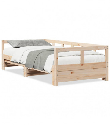 vidaXL Daybed without Mattress 90x190 cm Solid Wood Pine