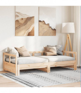 vidaXL Daybed without Mattress 90x200 cm Solid Wood Pine