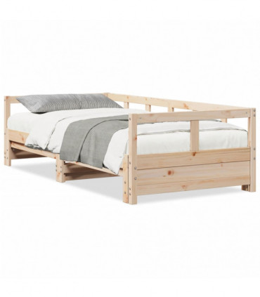 vidaXL Daybed without Mattress 90x200 cm Solid Wood Pine