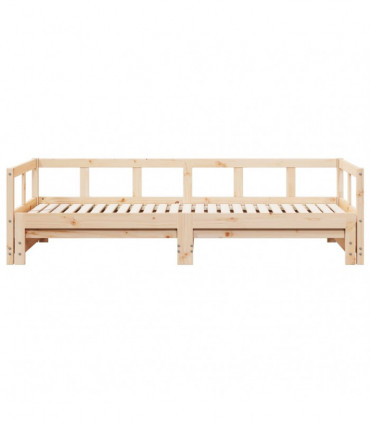 vidaXL Daybed without Mattress 90x200 cm Solid Wood Pine