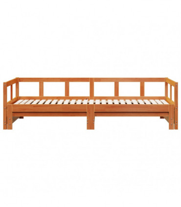 vidaXL Daybed without Mattress Wax Brown 80x200 cm Solid Wood Pine