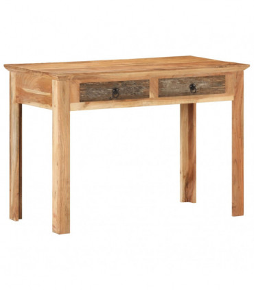 vidaXL Desk 110x50x75 cm Solid Reclaimed Wood