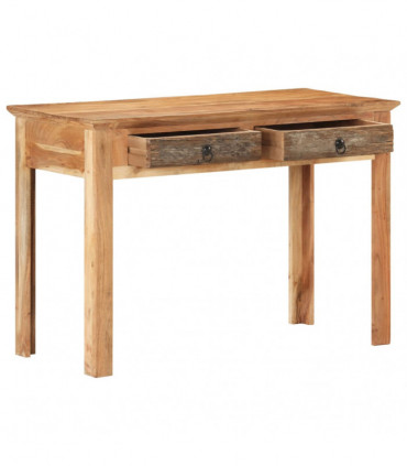 vidaXL Desk 110x50x75 cm Solid Reclaimed Wood