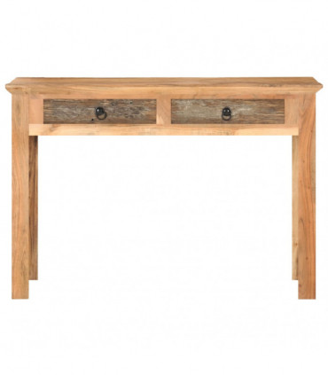 vidaXL Desk 110x50x75 cm Solid Reclaimed Wood
