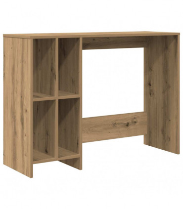 vidaXL Desk Artisan Oak 102.5x35x75 cm Engineered Wood