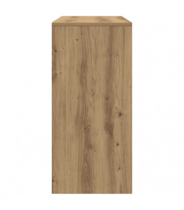 vidaXL Desk Artisan Oak 102.5x35x75 cm Engineered Wood