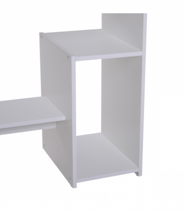 Computer Desk, 73.5H cm-White, Thick particleboard, 80L x 45W, Melamine Surface