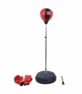 Adjust Kids Training Boxing Punching Ball Bag Boxing Punching w/ Gloves HOMCOM