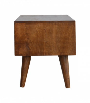 Artisan Furniture Solid Wood Chestnut Prism Sliding Media Unit