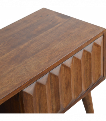 Artisan Furniture Solid Wood Chestnut Prism Sliding Media Unit