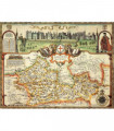 Berkshire Historical Map 1000 Piece Jigsaw Puzzle (1610)